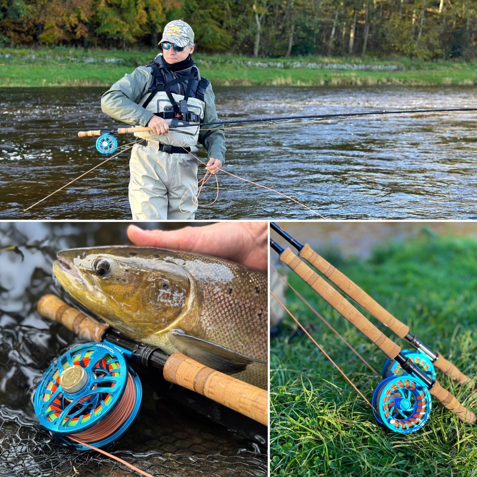 Amazon | Maxcatch Skytouch Switch Spey フライロッド 両手用 高速
